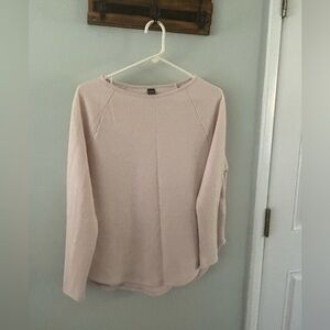 Cream Long Sleeve Top